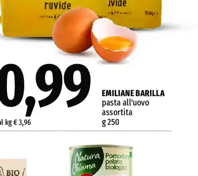 pasta all'uovo assortita