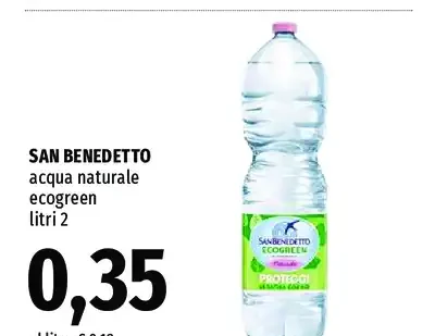 Acqua naturale ecogreen