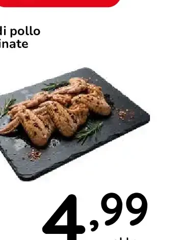 Ali di pollo marinate