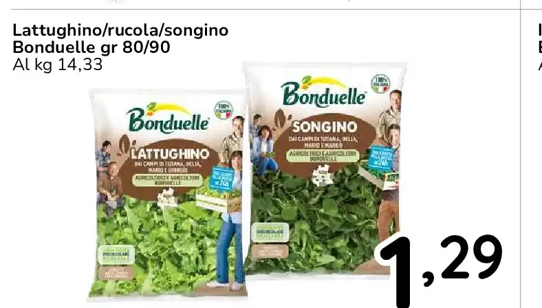 Lattughino/rucola/songino Bonduelle