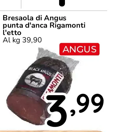 Bresaola di Angus punta d'anca Rigamonti
