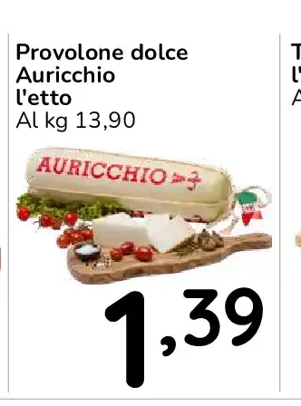 Provolone dolce Auricchio l'etto