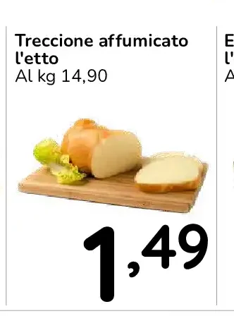 Treccione affumicato l'etto