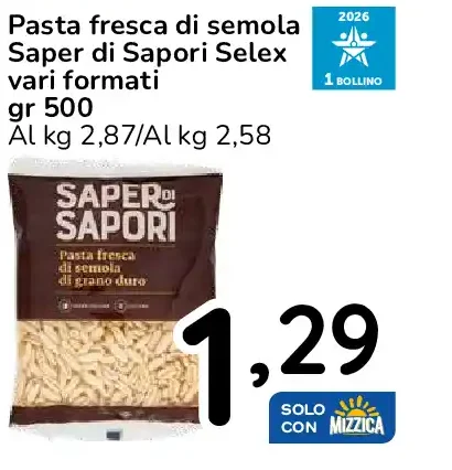 Pasta fresca di semola