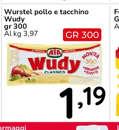Wurstel pollo e tacchino