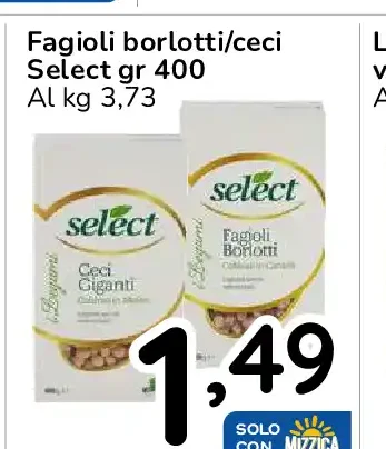 Fagioli borlotti/ceci Select