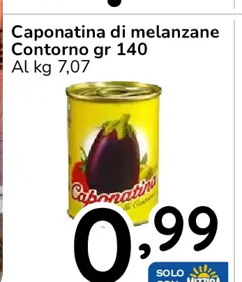 Caponatina di melanzane Contorno