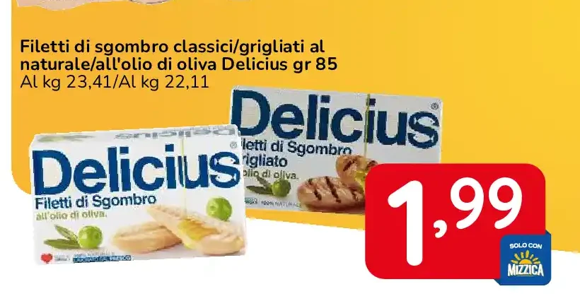 Filetti di sgombro Delicius