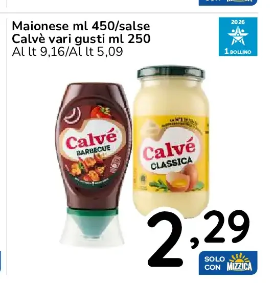 Maionese e salse Calvé