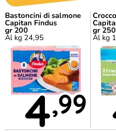 Bastoncini di salmone