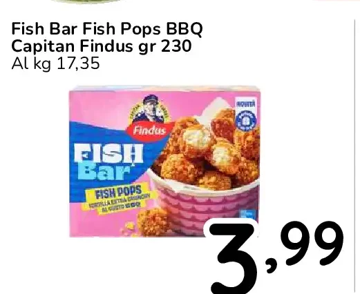 Fish Pops BBQ Capitan Findus