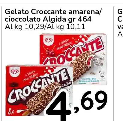 Gelato Croccante amarena/cioccolato Algida