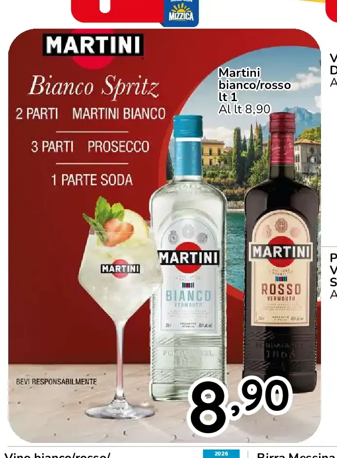 Martini bianco/rosso
