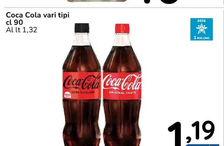 Coca Cola vari tipi