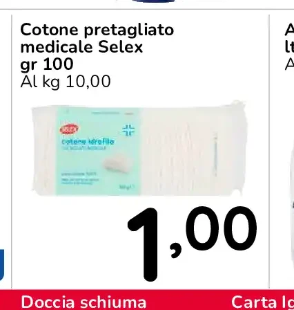 Cotone pretagliato medicale Selex