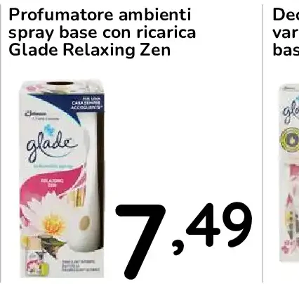 Profumatore ambienti spray Glade Relaxing Zen