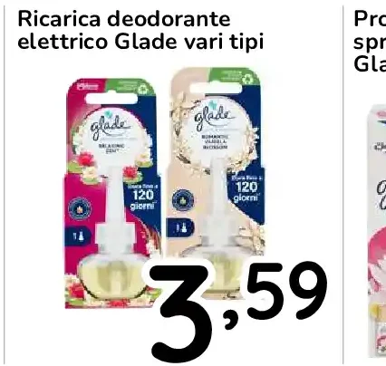 Ricarica deodorante elettrico Glade