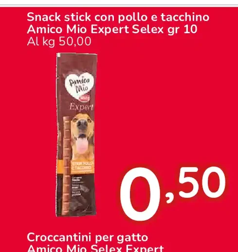Snack stick con pollo e tacchino