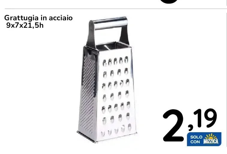 Grattugia in acciaio