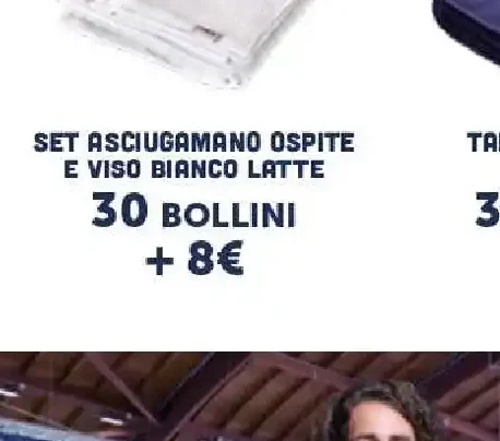 Set asciugamano ospite e viso bianco latte