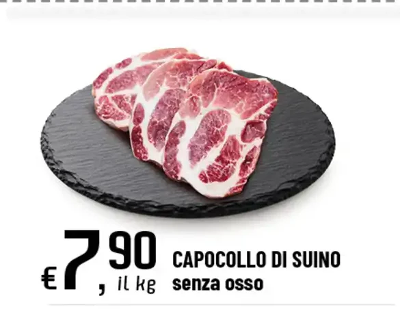 Capocollo di suino senza osso