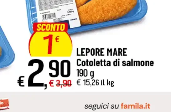 Cotoletta di salmone
