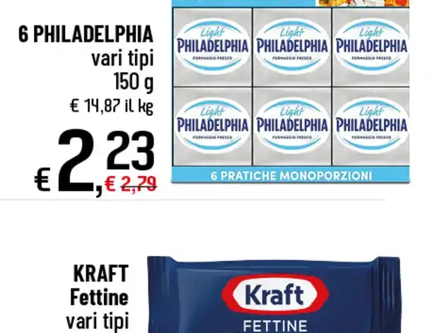 Philadelphia vari tipi