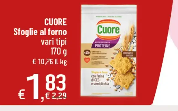 Sfoglie al forno vari tipi