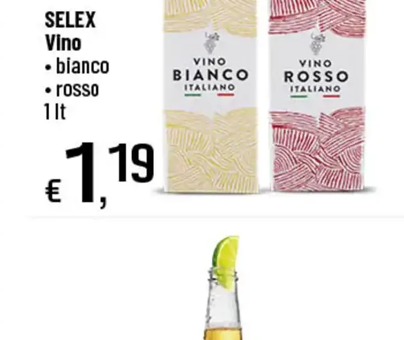 Vino bianco o rosso
