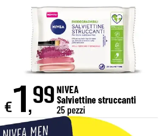 Salviettine struccanti Nivea