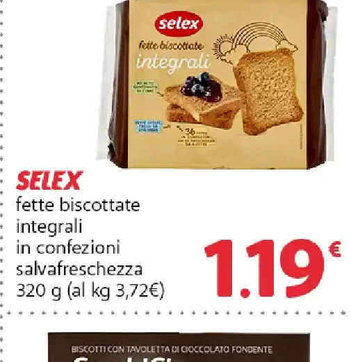 Fette biscottate integrali