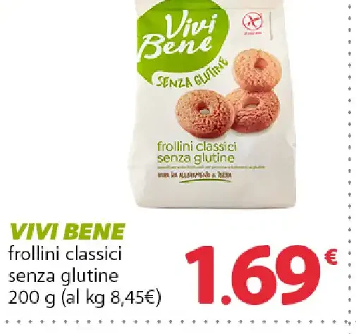 Frollini classici senza glutine