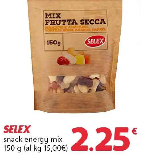 Snack energy mix
