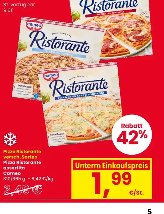 Pizza Ristorante assortita