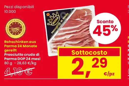 Prosciutto crudo di Parma DOP