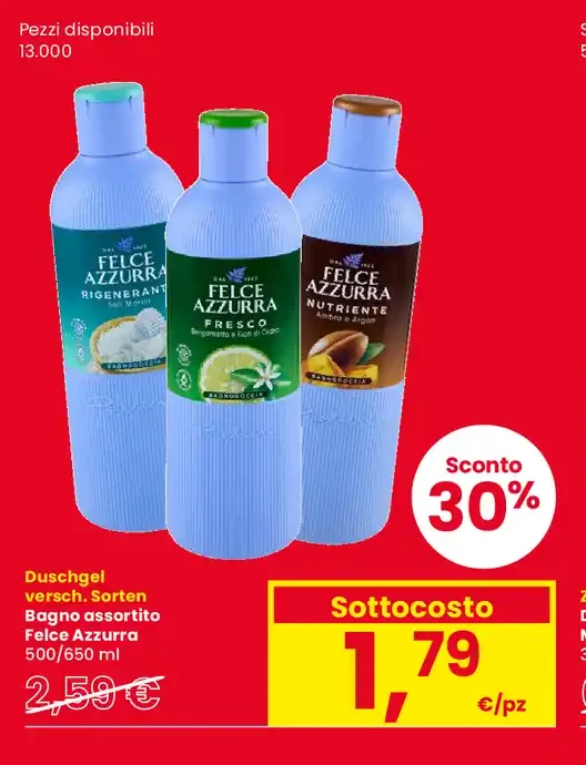Bagno doccia Felce Azzurra