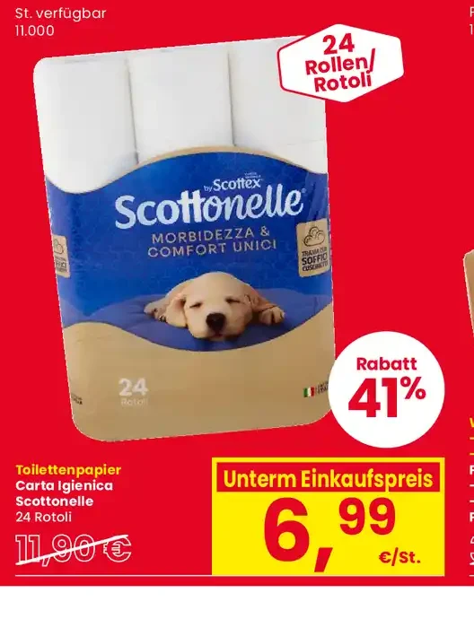 Carta igienica Scottonelle