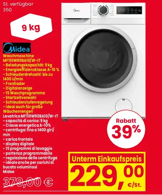 Lavatrice 9 kg