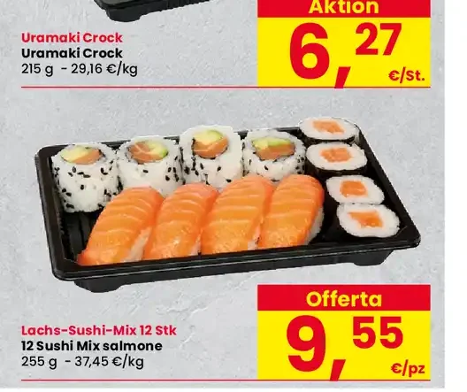 Mix sushi al salmone