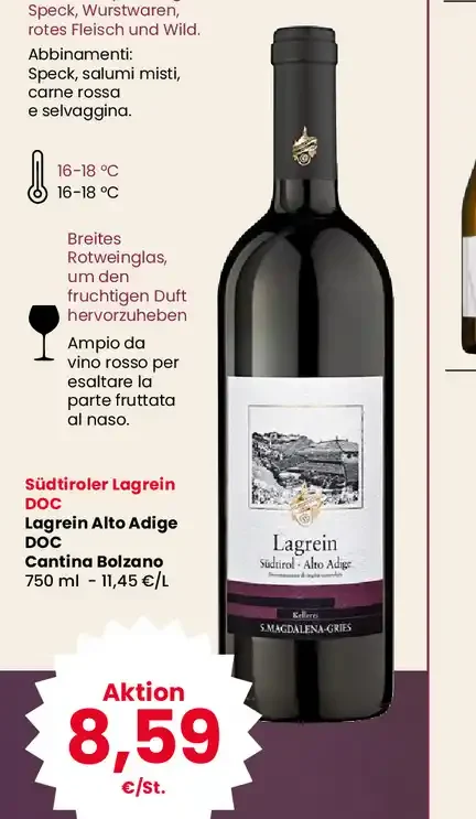 Lagrein Alto Adige DOC