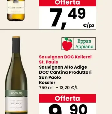 Müller Thurgau Alto Adige DOC