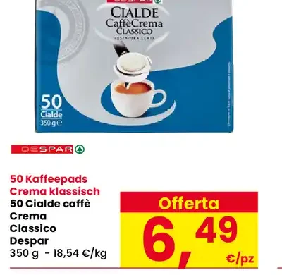 Cialde caffè crema classico