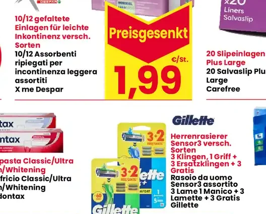 Assorbenti per incontinenza