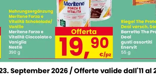Integratore cioccolato o vaniglia