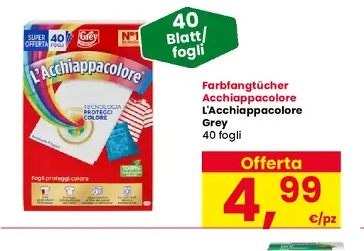 Fogli acchiappacolore Grey