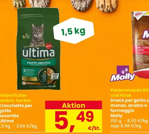 Crocchette per gatto assortite Ultima