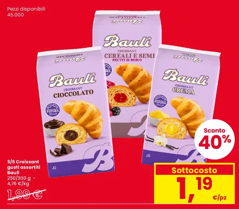 Croissant assortiti Bauli