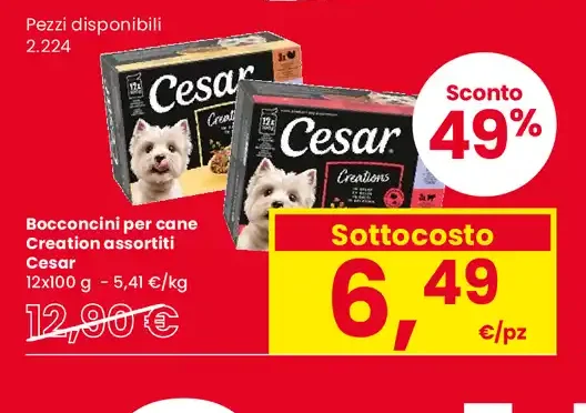 Bocconcini per cane