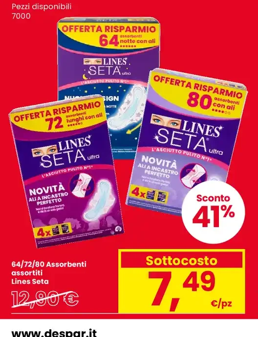Assorbenti assortiti