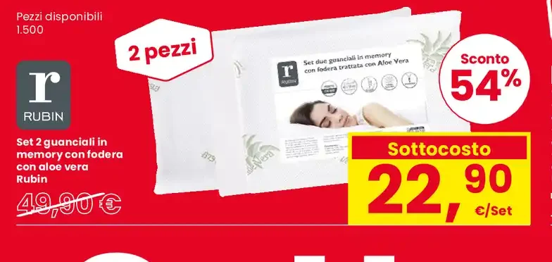 Set 2 guanciali in memory
